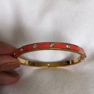 kate spade set in stone hinged bangle
